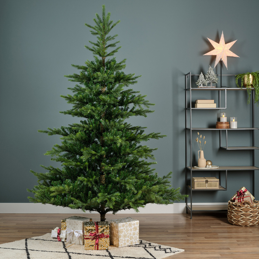 EVERLANDS Weihnachtsbaum Grandis Fir in Grün, Durchmesser: 132 cm, Höhe: 180 cm - Bild 2