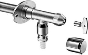 Schell Außenarmatur POLAR II DN 15 in Chrom, frostbeständig, Wandmontage, 1/2 Zoll - Bild 1