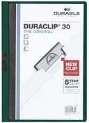 DURABLE Klemmmappe DURACLIP 30 für A4 in Schwarz, Petrol, Transparent oder Grün - Bild 1