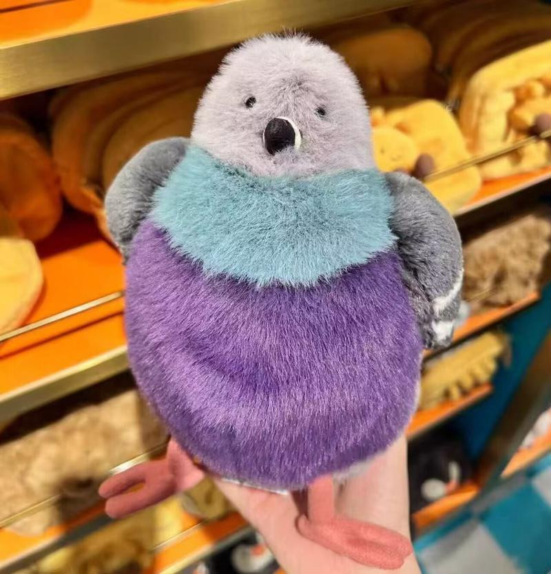 Dicke Taube Plüschtier Flauschige Cartoon Vogelpuppe 23cm - Bild 3
