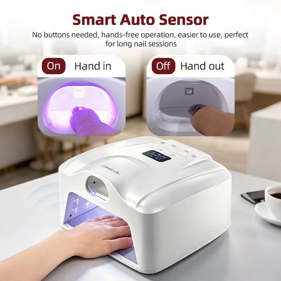 Comeuv LED-Nagellampe, Nageltrockner mit automatischem Sensor - Bild 3
