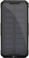 goobay Outdoor Schnelllade-Powerbank 20.000 mAh mit Solar, Schwarz - Bild 1