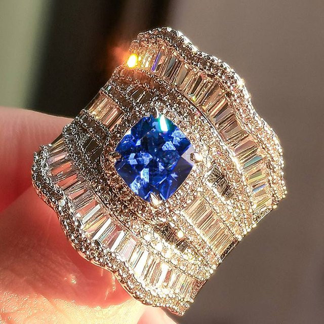 Huitan Ring, Silber, Zirkonia, Damen - Bild 1