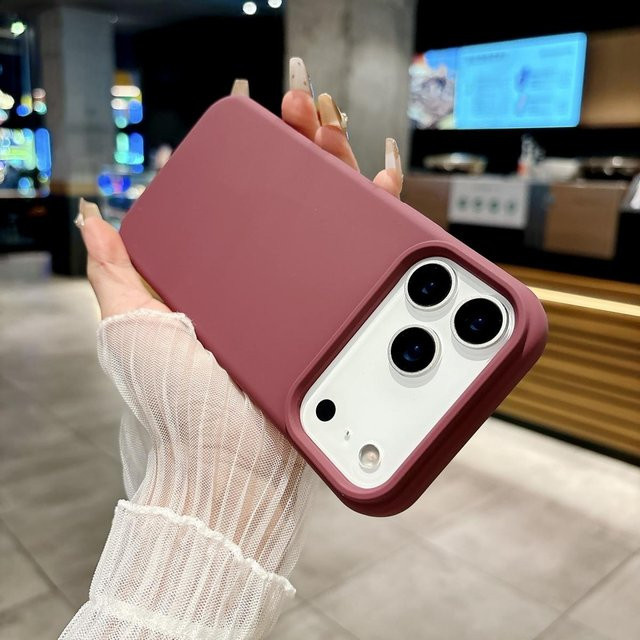 Apple iPhone 17 Pro Max Handyhülle aus flüssigem Silikon in fluoreszierender Candy-Farbe, stoßfest und bunt - Bild 1