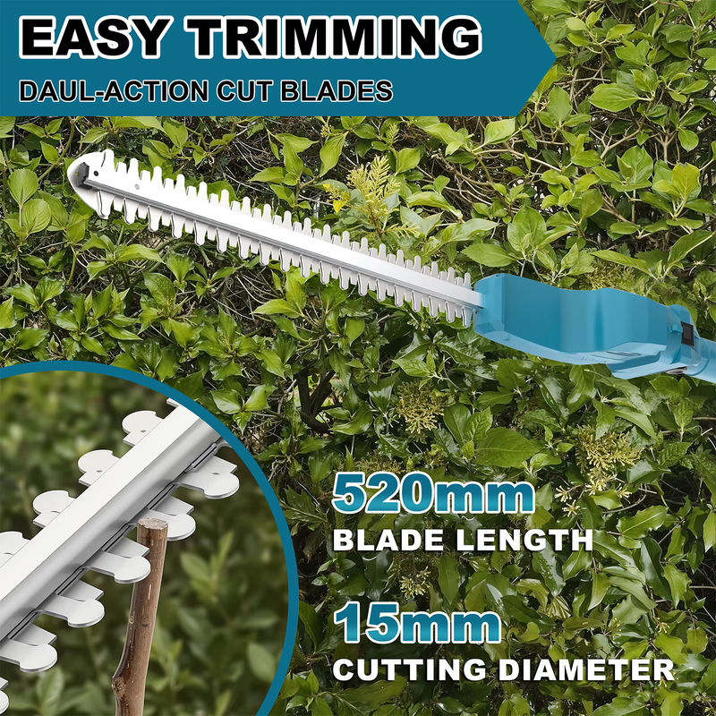 Gisam 2-in-1 Multifunktionswerkzeug Bürstenlose Astsäge und Heckenschere für Makita 18V Akku - Bild 3