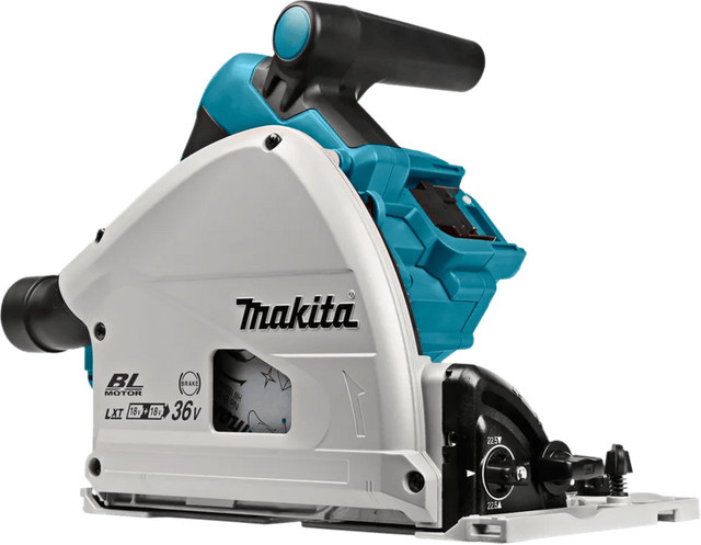 Makita LXT DSP600ZJ Akku-Tischkreissäge in Blau (ohne Akku) - Bild 1