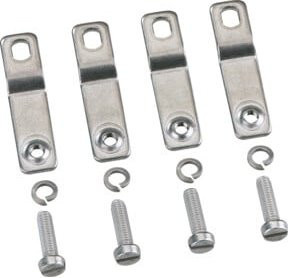 Spelsberg Außenlaschenset AL ALS-gro in Silber, B/H/T: 51 x 16 x 6 mm - Bild 1