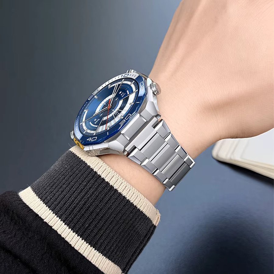 Uhrenarmband Titan, 22 mm, Silber, Herren - Bild 4