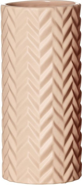 Ritzenhoff & Breker Vase Zick Zack in Beige, Höhe: 25 cm - Bild 1