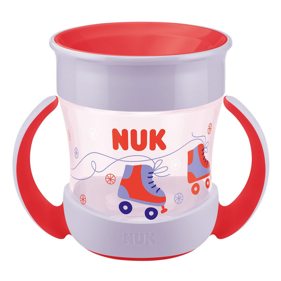 NUK Trinklern-Becher Evolution Mini Magic Cup Rot, 160 ml, BPA-frei und auslaufsicher - Bild 1