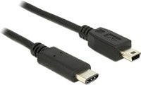 Delock USB-C auf Micro-USB Kabel, USB 2.0, Schwarz - Bild 1