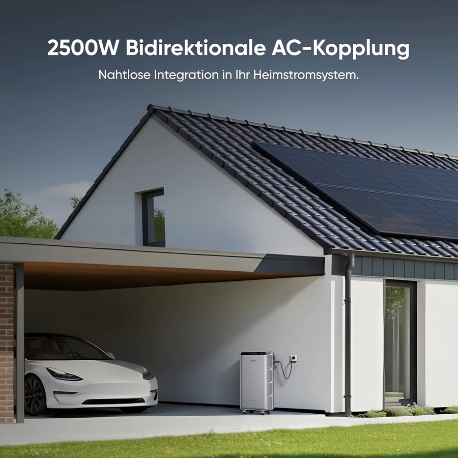 Jackery SolarVault 3 Pro Max Balkonkraftwerk mit 2500 W, 4 MPPT und 4000 W PV-Eingang, erweiterbar bis 15 kWh mit Notstromversorgung - Bild 2