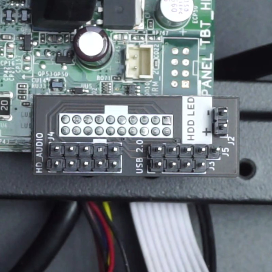 Dell Frontplatten-Header-Adapter für Optiplex 7010 9010 7020 9020 und Precision T1700 in Schwarz - Bild 5