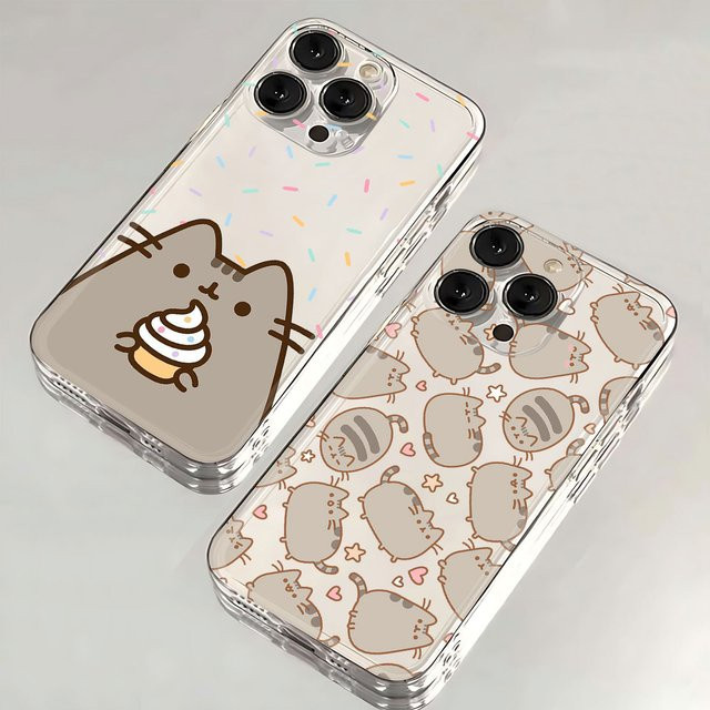 Pusheen Katze Schutzhülle für Xiaomi Redmi Serie in Transparent - Bild 1