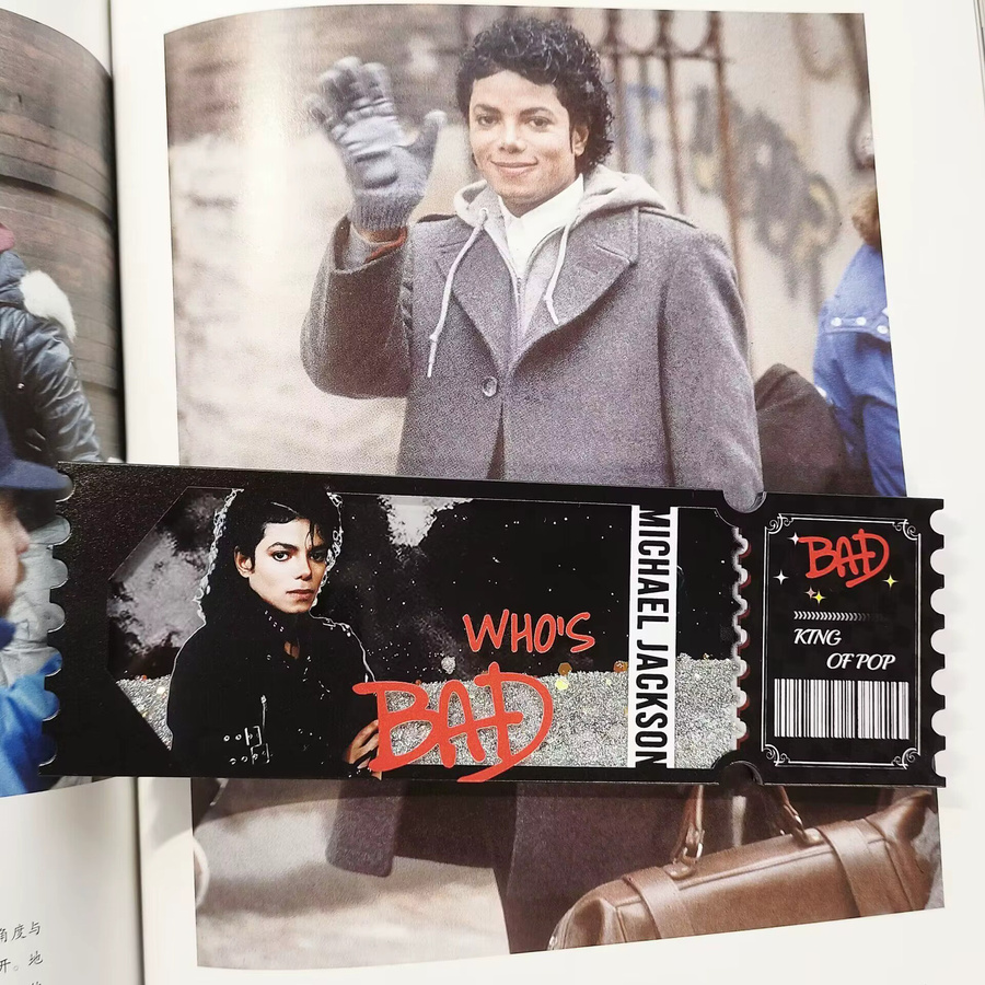 Personalisiertes Michael Jackson Cosplay Schreibtisch-Ornament im Cartoon-Stil als Geschenk oder Souvenir, B/H/T: 18,0 x 18,0 x 6,0 cm - Bild 2