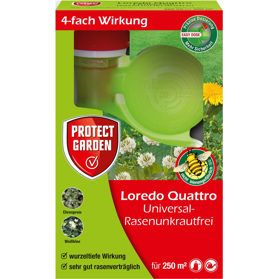 Protect Garden Loredo Quattro Universal-Rasenunkrautvernichter, 250 ml - Bild 2