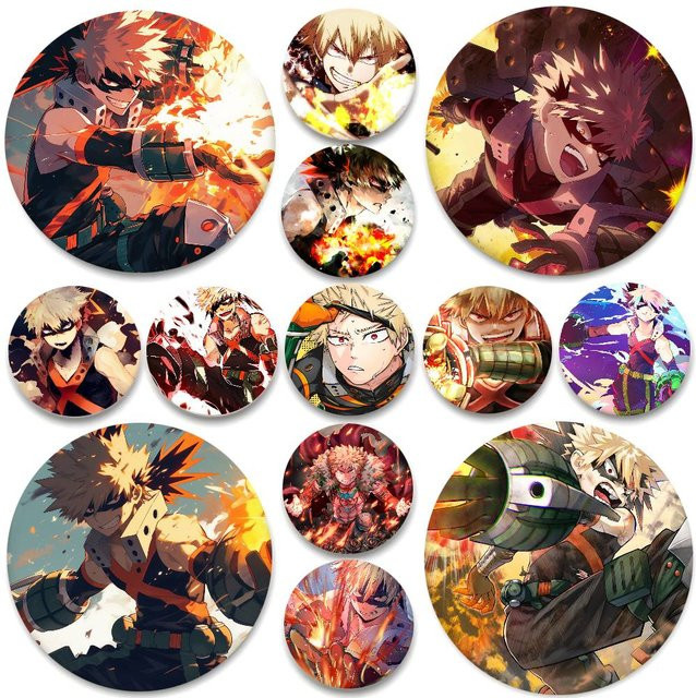KAYOU Brosche Anime My Hero Academia Bakugou Katsuki, Anstecknadel - Bild 1