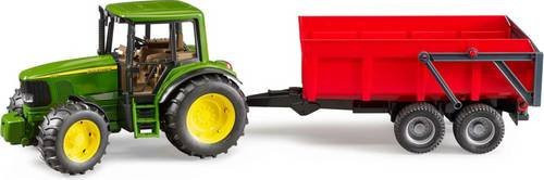 Bruder John Deere 6920 Traktor mit Wannenkippanhänger Landwirtschaft Modellfahrzeug - Bild 1