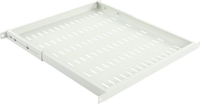 Lanview RAS800WH Rack-Einschub 0.5U in Weiß, B/T/H: 475 x 435 x 25 mm - Bild 1