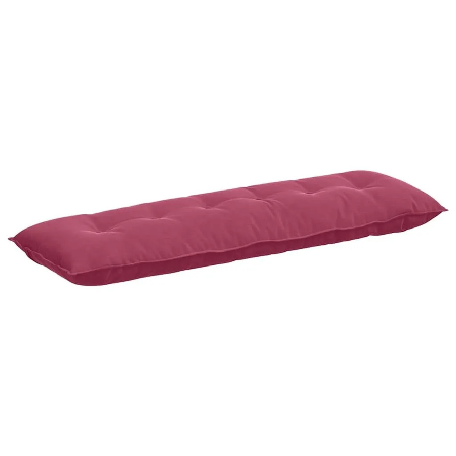 vidaXL Rückenkissen aus Cordstoff in Weinrot, B/H: 160 x 50 cm - Bild 2