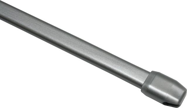 Gardinia Vitragestange flachoval in Silber-Matt, Durchmesser: 11 mm, 2er Pack, Länge: 100 cm bis 160 cm - Bild 1