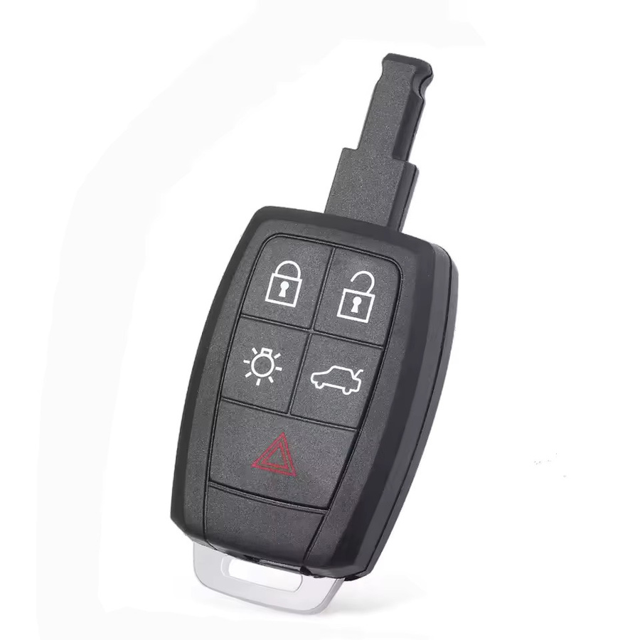 KEYECU ID48 Chip Aftermarket Fernbedienungsschlüssel für Volvo C30 V40 S40 V50 D5 S60 C70 V70 XC90, 433MHz, Schwarz - Bild 2