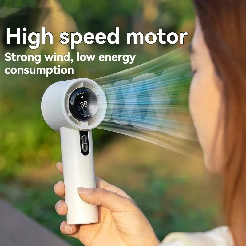Lenovo 100 Speed Mini Handventilator mit USB-Aufladung und Eissensor in Weiß - Bild 4
