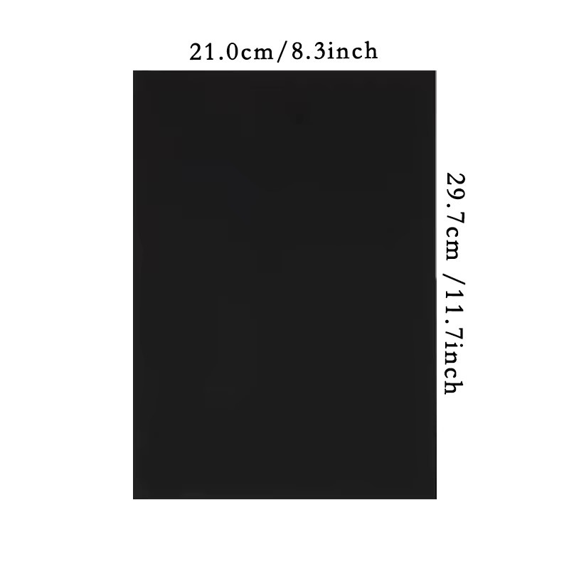 50 Stück Tonpei A4 Bastelkarton 120g für DIY Aquarell und Handwerk in Weiß, Schwarz oder Braun, geeignet für Inkjet und Laser Drucker - Bild 2