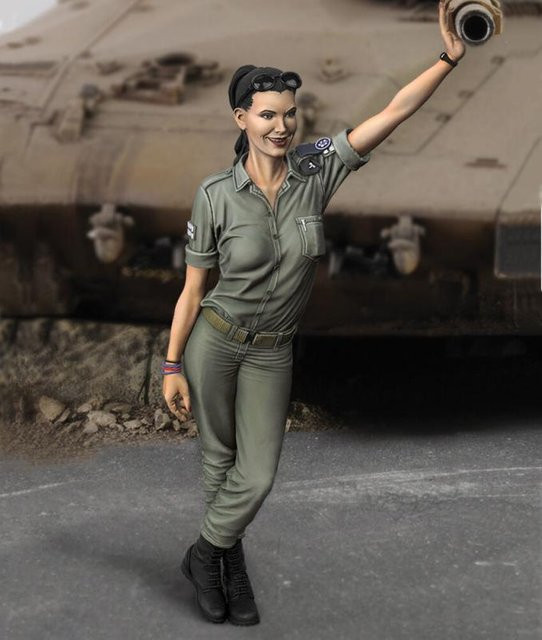 Royal Model IDF woman soldier, Modellbau, 1:35, Grün - Bild 1