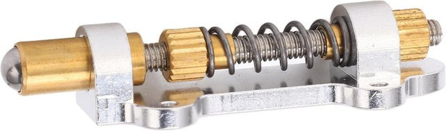 Universeller Tremolo-Stabilisator aus Metall für elektrische Gitarren zur präzisen Intonation in Weiß - Bild 1