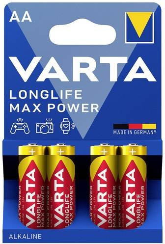 Varta Longlife Max Power AA Batterien, 4er Set, Alkali-Mangan, 2900 mAh, 1,5V - Bild 2