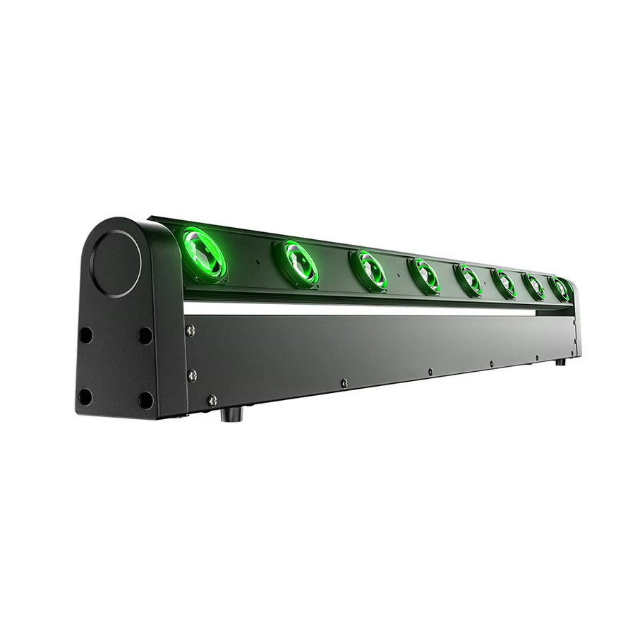 SHEHDS RGBW Mehrfarbige LED Bar Beam Moving Head Lichtanlage für DJ und Bühnen, Schwarz - Bild 3