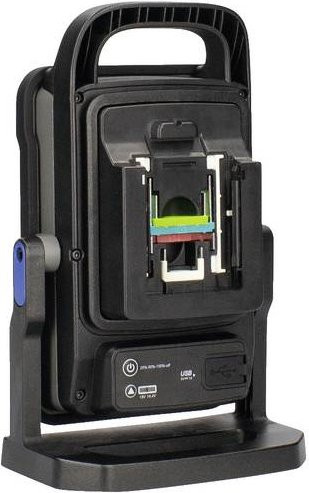 AS Schwabe Acculine Multi A1 Akku-LED-Arbeitsleuchte 20 W mit 2600 lm, grau/schwarz - Bild 2