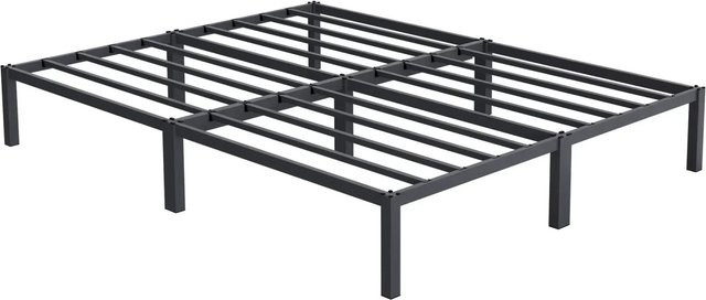 ML-Design Doppelbett aus Metall mit Lattenrost in Anthrazit, B/T: 160 x 200 cm - Bild 2