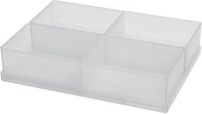 Raaco Facheinsatz für Modul C Typ A7-1 aus Kunststoff, transparent, 4 Stück - Bild 1