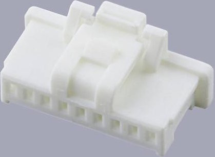 Molex Buchsengehäuse-Kabel Weiß, 9 Polzahl, Rastermaß: 1.00 mm, 5013300900 - Bild 1