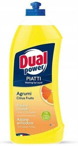 Piatti Agrumi Geschirrspülmittel Dual Power Gel, Farbe: Gelb, 1 l - Bild 1