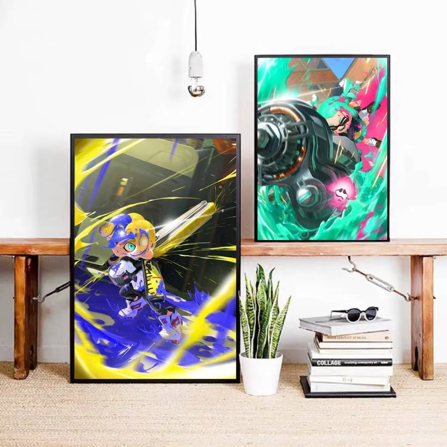 Selbstklebender Splatoon 3 Poster Papierdruck in Multicolour für deine Wandgestaltung - Bild 4