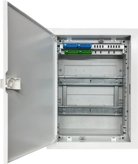 Alphatec Unterputzkleinverteiler 2-reihig mit Steckklemme in Weiß - Bild 1
