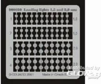 Eduard Landing lights 1,5 and 2 mm - Bild 1