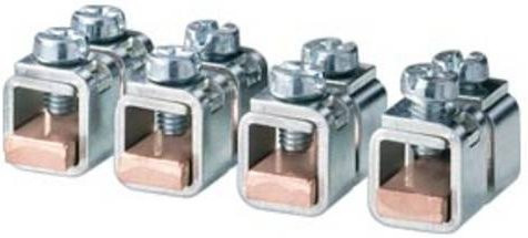 Siemens ALPHA-ZS Sammelschienen-Verbinder für Schnellmontagebausatz, 5 Schienen, Silber - Bild 1