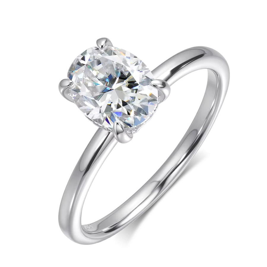 COSYA Moissanit-Ring, 925 Silber, Damen - Bild 7