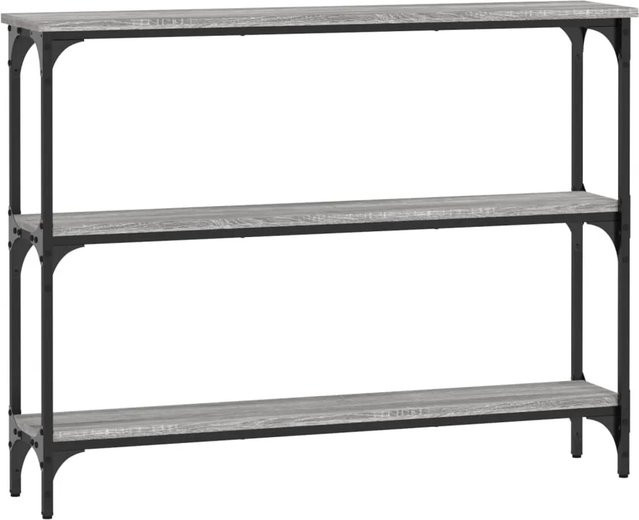 vidaXL Konsolentisch in Grau Sonoma aus Holzwerkstoff, B/T/H: 100 x 22,5 x 75 cm - Bild 1