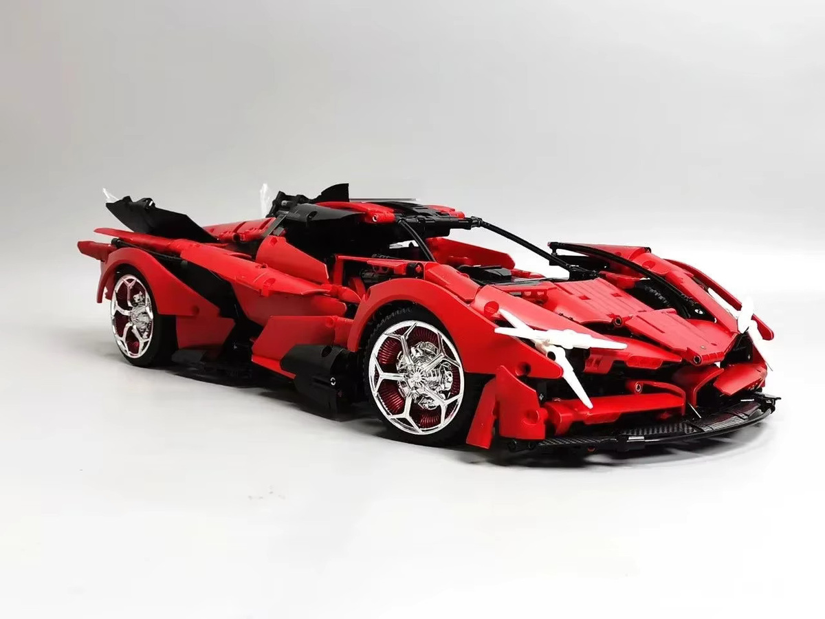 TOYLINX Rennwagen-Blockmodell, Supercar-Puzzle Bausatz, ab 14 Jahren - Bild 3