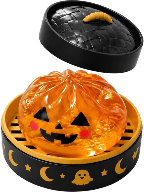 Halloween Teigtaschen Quetsch-Squishy-Spielzeug, black - Bild 1