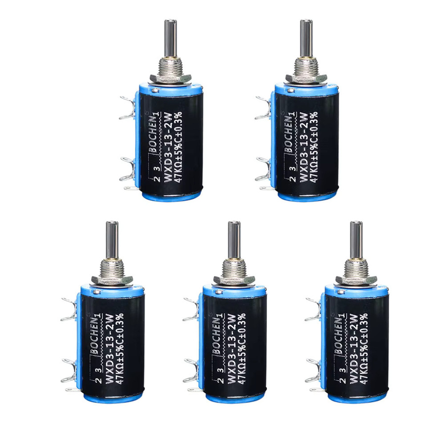 YTDMEN WXD3-13-2W Drahtgewickeltes Multi-Turn-Potentiometer in Blau mit 10 Runden - Bild 5