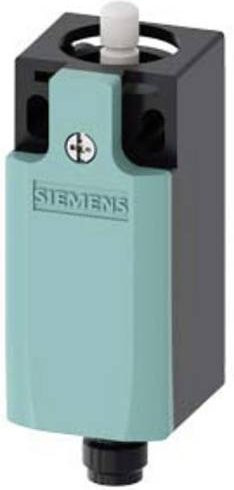 Siemens Positionsschalter 3SE5214-0LC05-1AE1 mit 4A Kuppenstößel und Teflonstößel in Grau, Schutzart IP66/IP67 - Bild 1