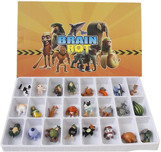 Fashnics Italienisches Brainrot Tung Sahur Hai, Actionfiguren, Kunststoff, ab 14 Jahren - Bild 1