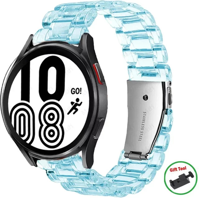 Uhrenarmband Gletscher, Kunststoff, transparent, Unisex - Bild 1