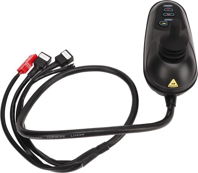 Igeteck Elektrischer Joystick-Controller für Elektrische Rollstühle, Schwarz - Bild 1